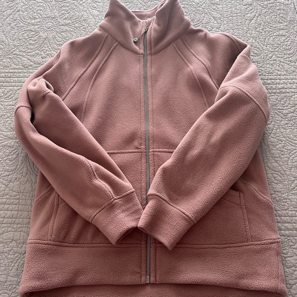 Lululemon Scuba Tumbled Fleece Funnel-Neck Full Zip